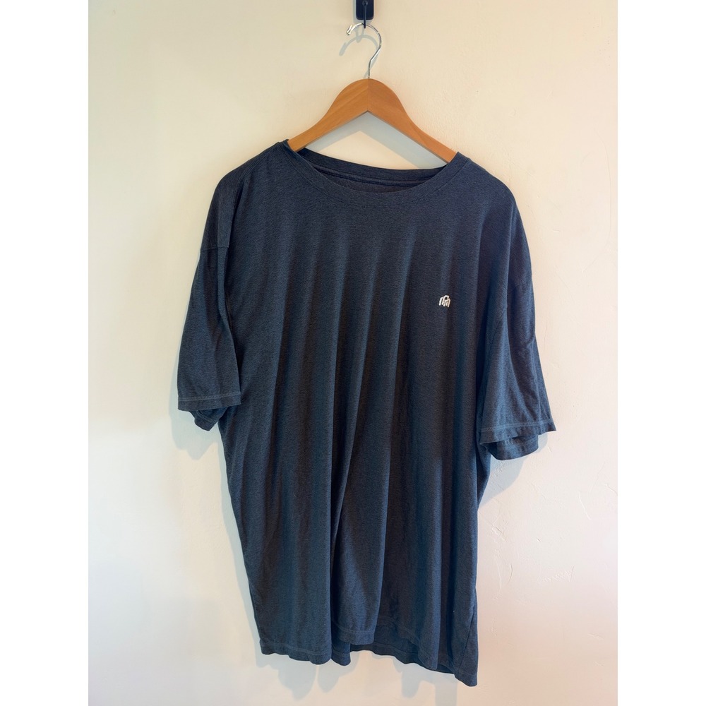 Into The AM Mens 2XL Charcoal Gray Heather Crewneck Short Sleeve T-Shirt Stretch